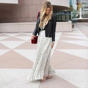 Moulinette Soeurs Cream Maxi Skirt